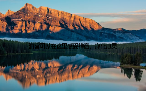 游客可以在这里感受禅意, 净化心灵