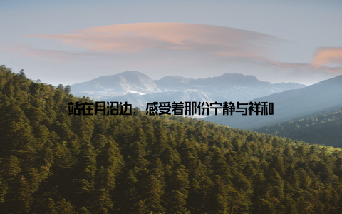 站在月沼边, 感受着那份宁静与祥和