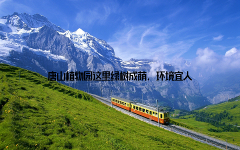 唐山植物园这里绿树成荫, 环境宜人