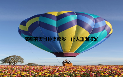 成都的美食种类繁多, 让人垂涎欲滴